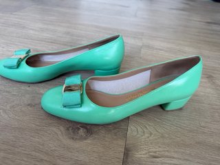 Salvatore Ferragamo Verde Menta Talla 36,5