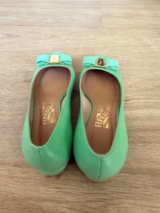 Salvatore Ferragamo Verde Menta Talla 36,5