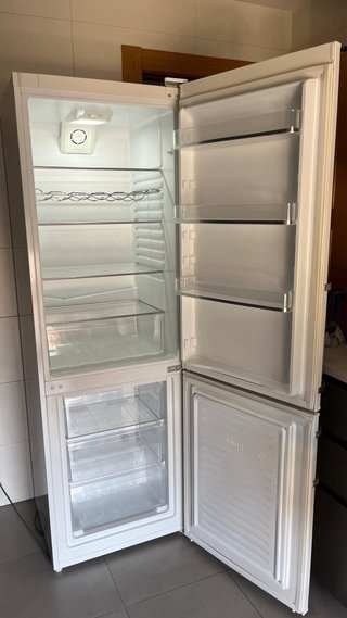 Nevera Combi Candy Blanca