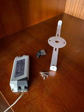 Plafón LED Cuadrado Metal y Plástico