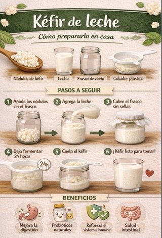 Kit Nódulos Kéfir de Leche para Preparar en Casa
