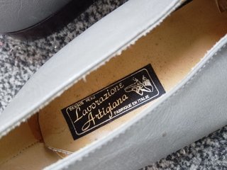 Scarpe Oxford uomo pelle grigia 44 vintage grigio