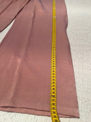 Pantalón Palazzo Stradivarius Rosa Talla XS
