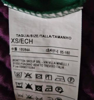 Camiseta manga corta Benetton verde