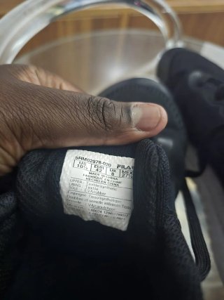 Zapatillas Fila Negras Deportivas Ligeras