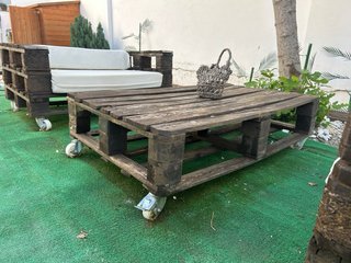 Conjunto Muebles Palets Jardín