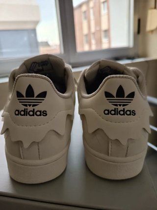 Zapatillas Adidas Superstar Beige/Blanco
