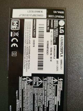 Mainboard LG 43UK6200PLA EAX67872805