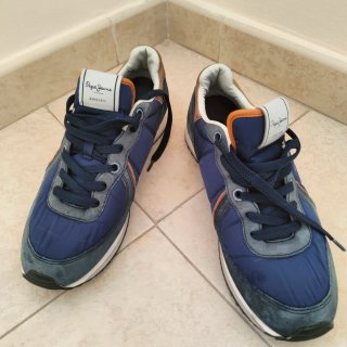 Zapatillas Pepe Jeans Hombre Azul/Gris