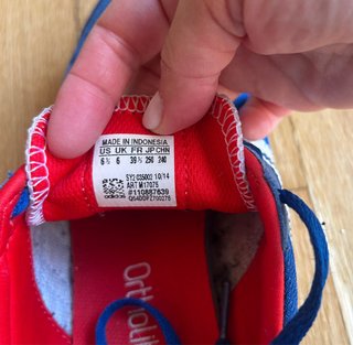 Zapatillas Adidas niño/niña azul y rojo
