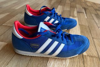 Zapatillas Adidas niño/niña azul y rojo