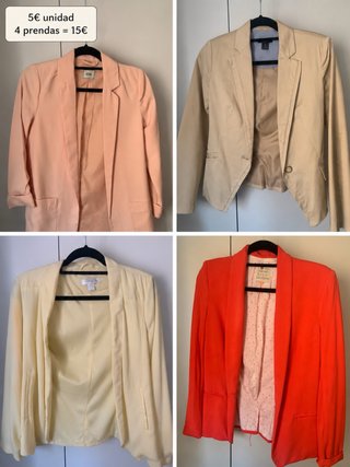 Lote 4 Blazers Mujer