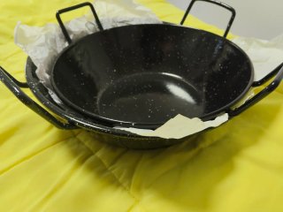 Lote 2 casseruole/padelle smaltate nere