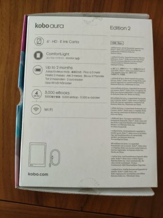 Ebook Kobo Aura con funda