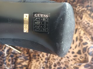 Stivali Guess Pelle Stoffa Pelliccia N.39