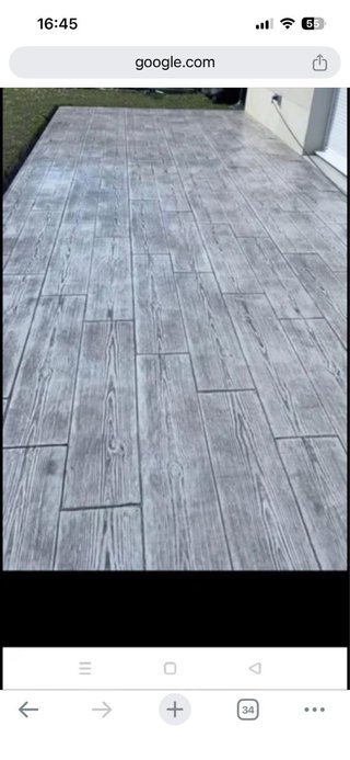 Hormigón impreso para exteriores