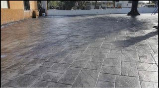 Hormigón impreso para exteriores