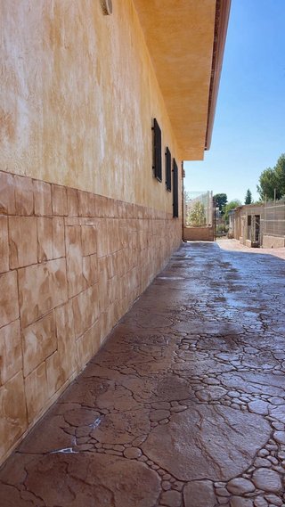 Hormigón impreso para exteriores