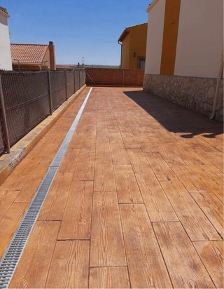 Hormigón impreso para exteriores