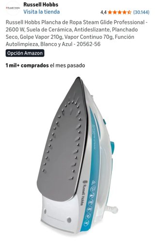 Plancha Russell Hobbs 2600W NUEVA