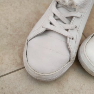 Zapatillas Lacoste niño blancas talla 34