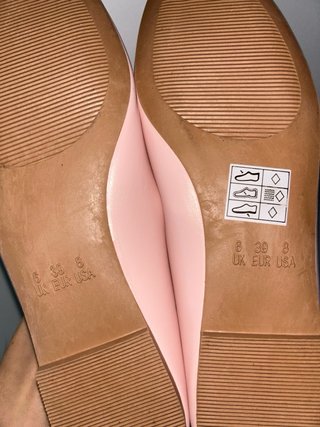 Bailarinas rosas Primark con lazo