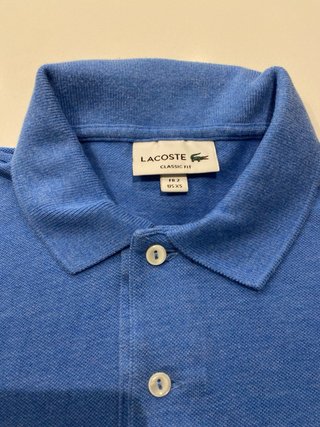 Polo Lacoste Azul Tamanho XS