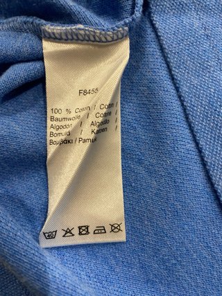 Polo Lacoste Azul Tamanho XS