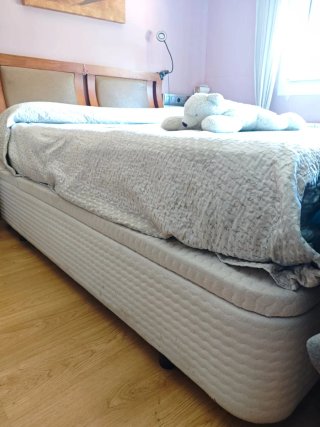 Cama canapé tapizada