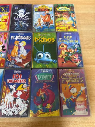 Lote Películas VHS Disney Clásicos