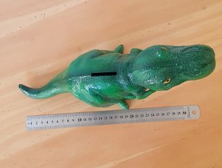 Hucha Dinosaurio Verde