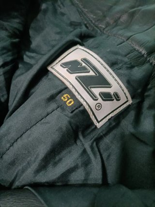 Chaqueta de cuero custom moto