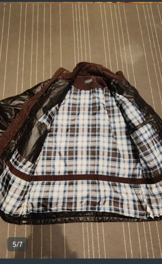 Txamarra acolchada marrón Talla L
