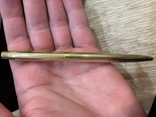 Bolígrafo Sheaffer Chapado Oro Vintage