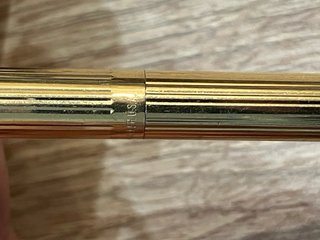Bolígrafo Sheaffer Chapado Oro Vintage