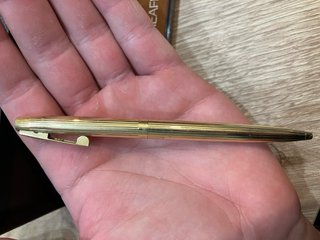 Bolígrafo Sheaffer Chapado Oro Vintage