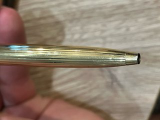 Bolígrafo Sheaffer Chapado Oro Vintage
