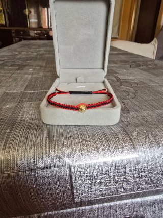 PULSERA O1 BALIN GRUESO ORO 18K
