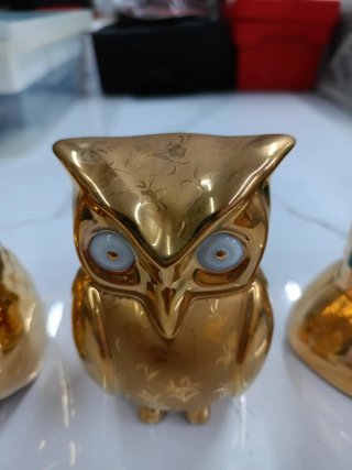 Lote 4 Búhos Porcelana Estil Artur