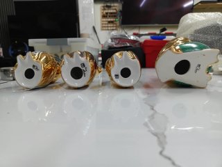 Lote 4 Búhos Porcelana Estil Artur
