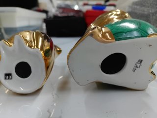 Lote 4 Búhos Porcelana Estil Artur