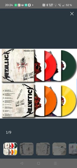 Metallica Live Shit: Mexico City Vinilo