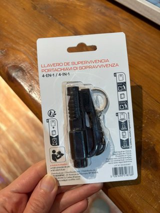 Llavero Supervivencia 4-en-1