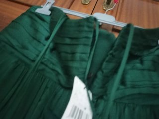 Vestido fiesta verde
