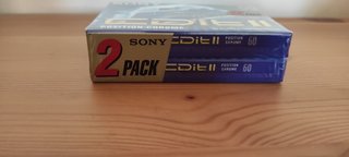 2 Casetes Sony CDit II Posición Chrome 60