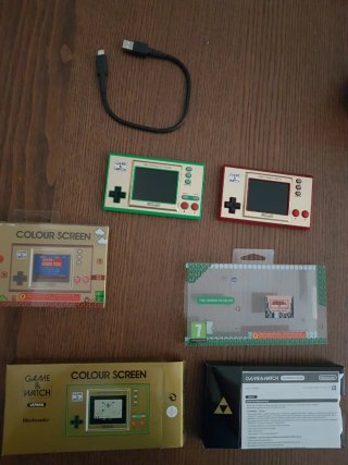 Nintendo Game & Watch Zelda y Super Mario Bros