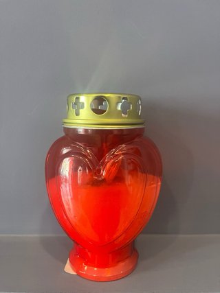 Coppia candele elettriche cimitero - durata 1 anno