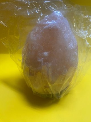 Lámpara de sal rosa