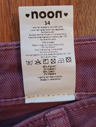 Pantalones cargo Noon rosa
