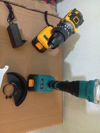 Taladro y radial a batería 21V
